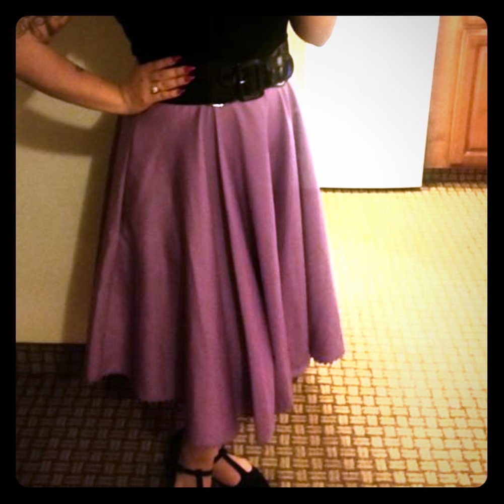 Mode Merr Lavender Swing Skirt